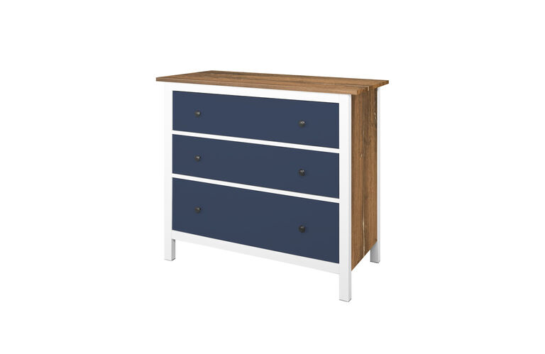 Ikea-Hemnes-Kommode gestaltet in der d-c-fix Kreativ-Kit Variante 1.