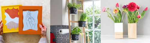 Folienreste DIYs: Verleihe Deiner Deko neuen Charakter