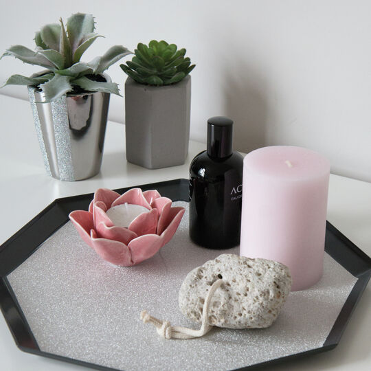 Klebefolie Metallic Glitter silver image number null