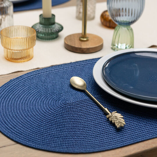 Tischset Woven Deep blue
