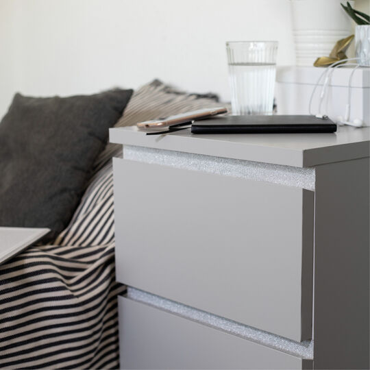 Klebefolie Metallic Glitter silver image number null