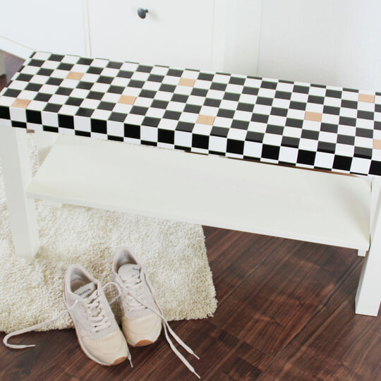 Klebefolie Monza schwarz-weiß image number null