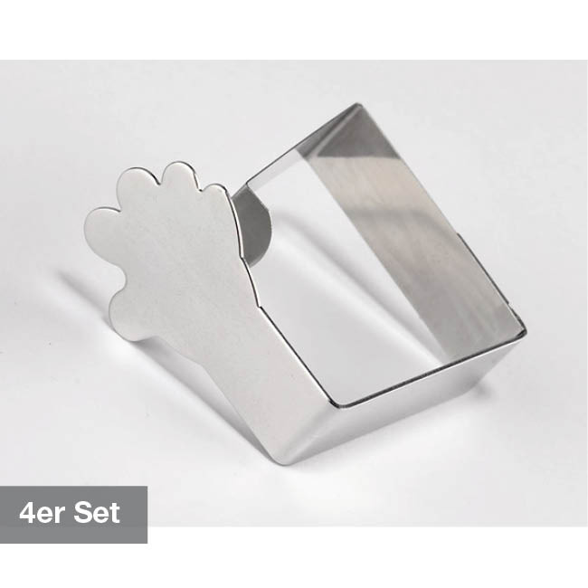 Klammern Metall (4er Set) - Tischklammern & -beschwerer