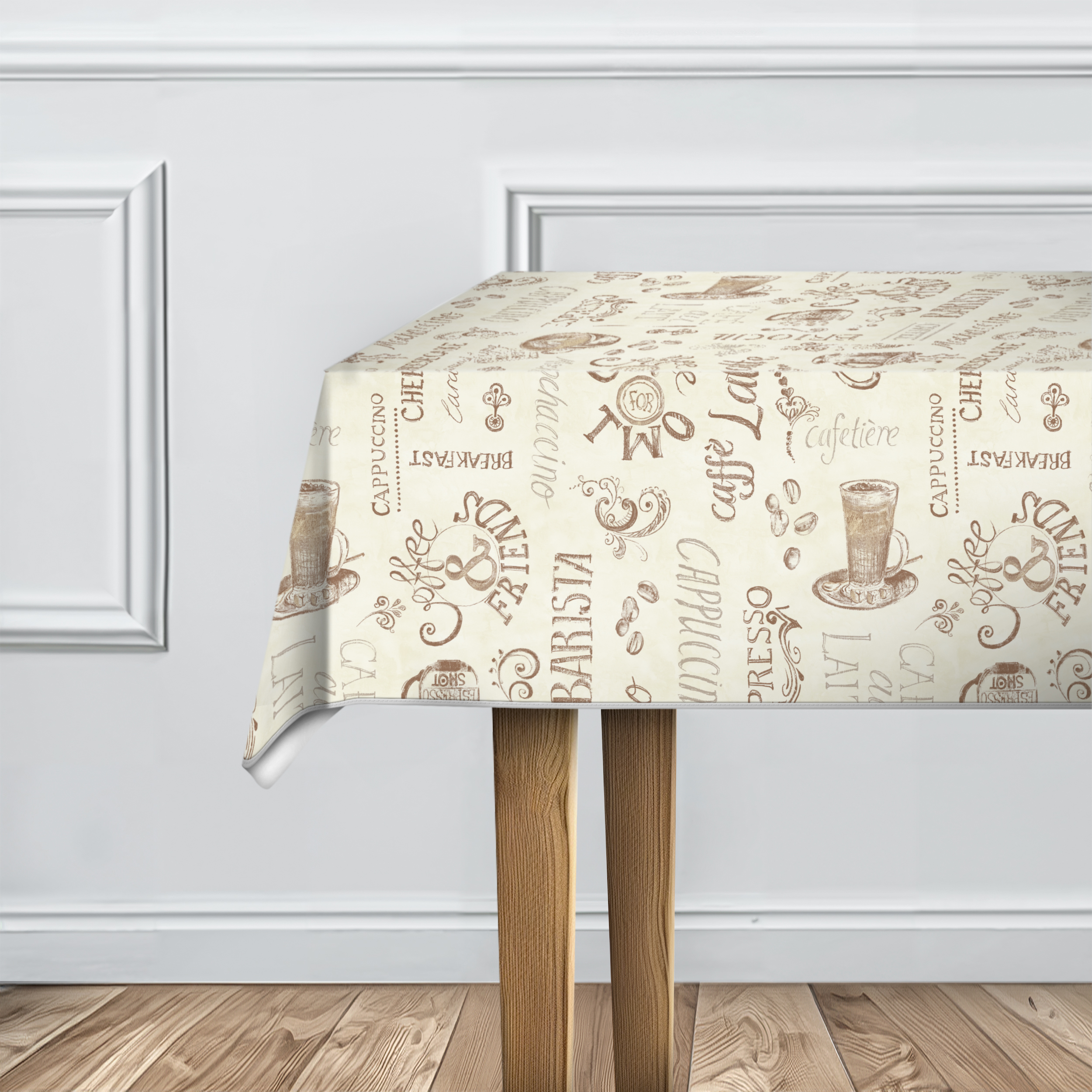 d-c-fix Tischdecke Manhattan Ristretto creme - Gr. 1,10 m x 1,40 m