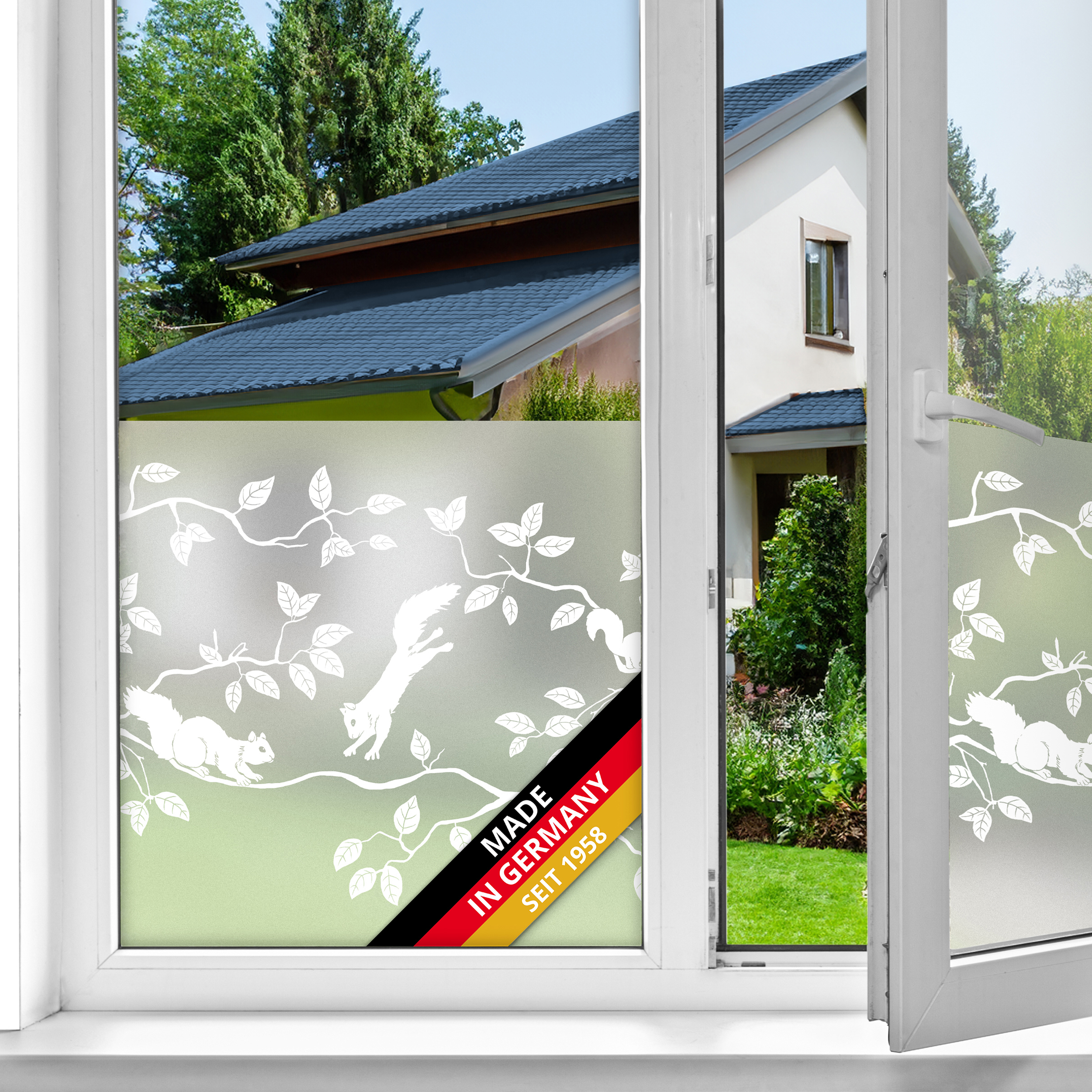 d-c-fix Fensterfolie static Premium Pineview - Gr. 45 cm x 1,50 m