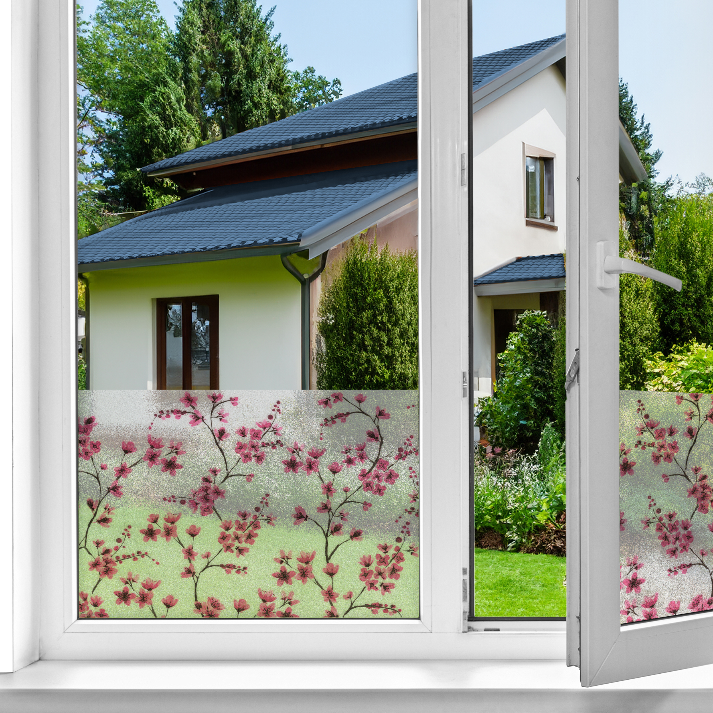 d-c-fix Fensterfolie static window border Cherry Blossom