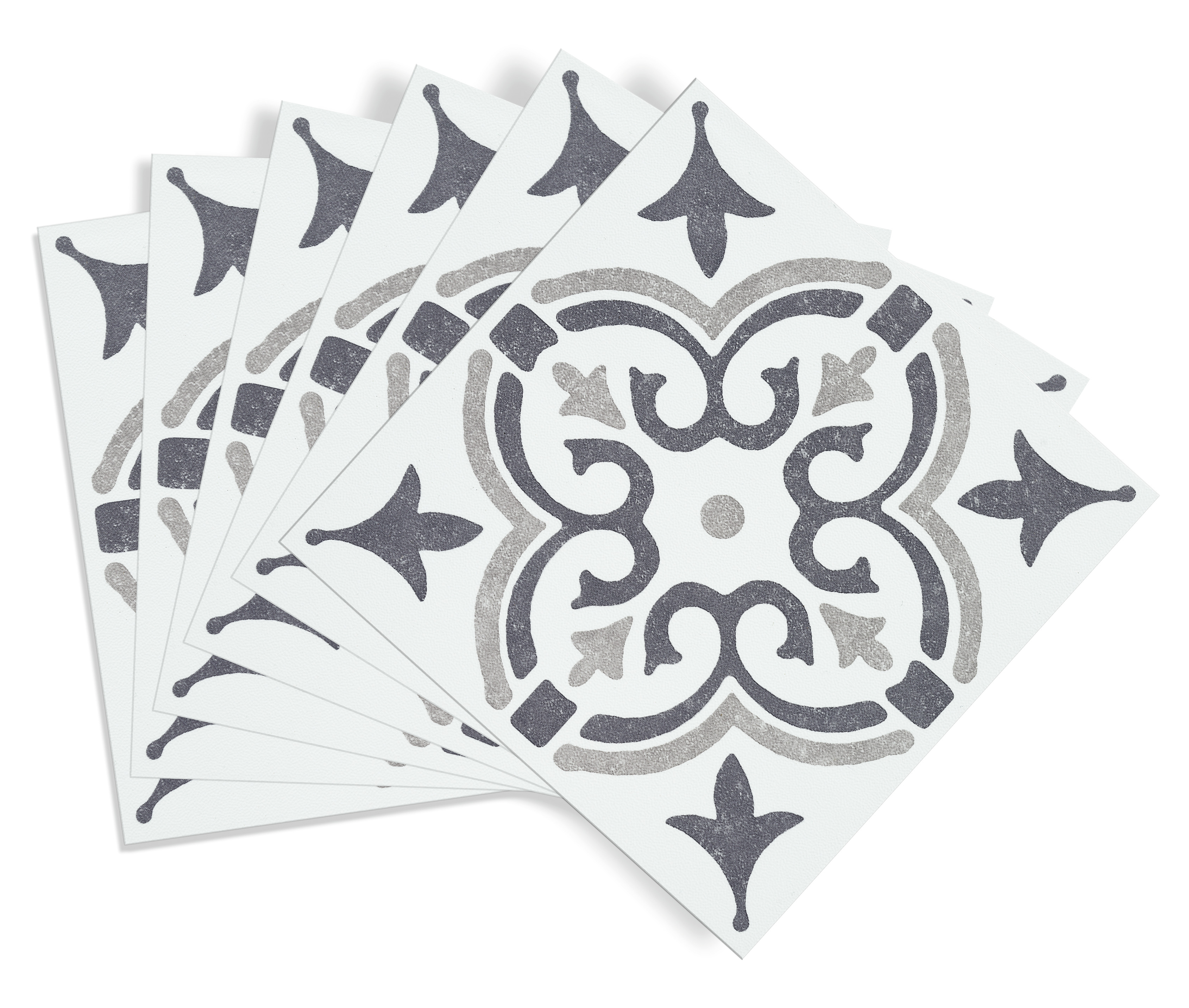 d-c-fix selbstklebende Wandfliesen Wall Tiles Jamila grey (6er Set)