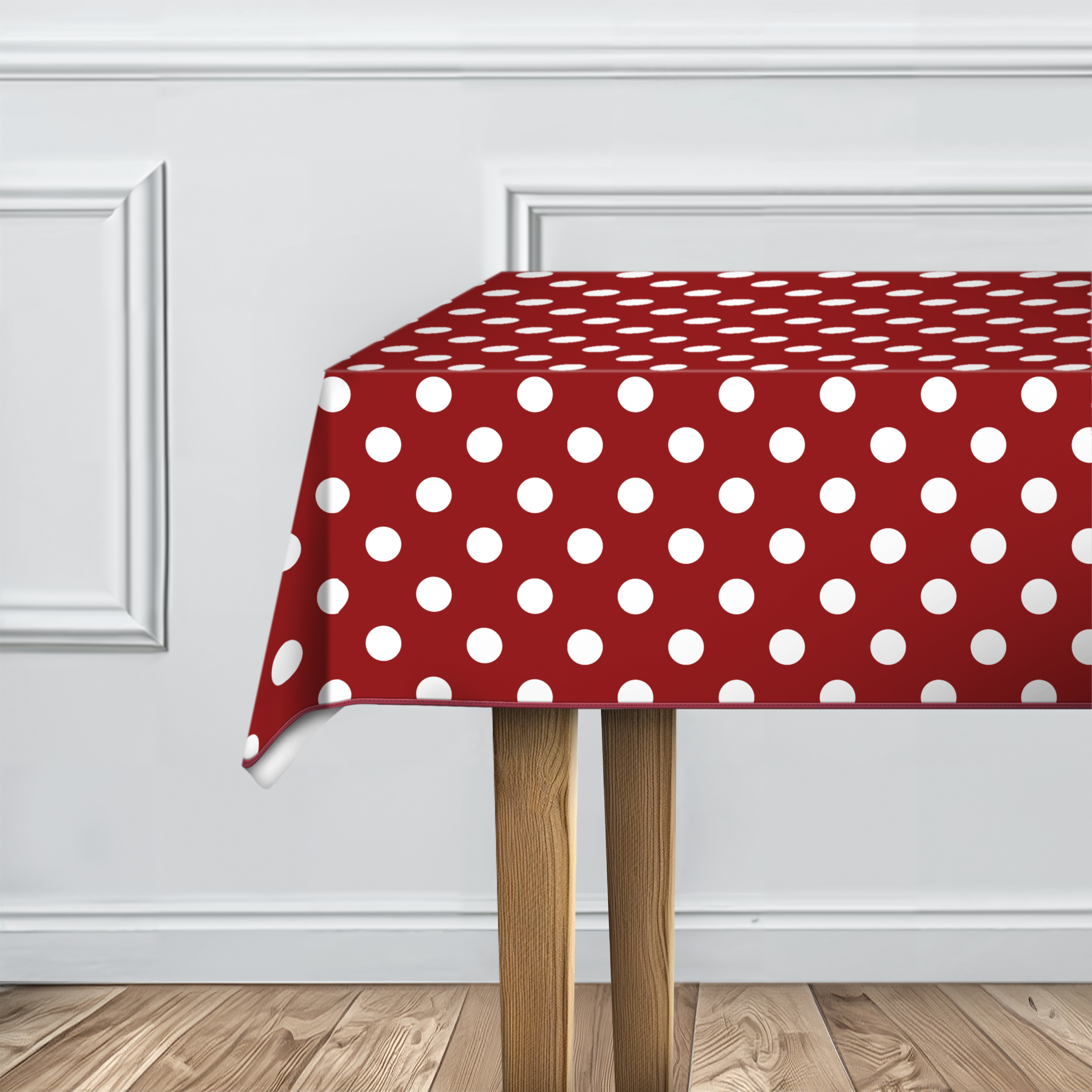 d-c-fix Tischdecke Manhattan Venita rot - Gr. 1,50 m x 2,50 m oval