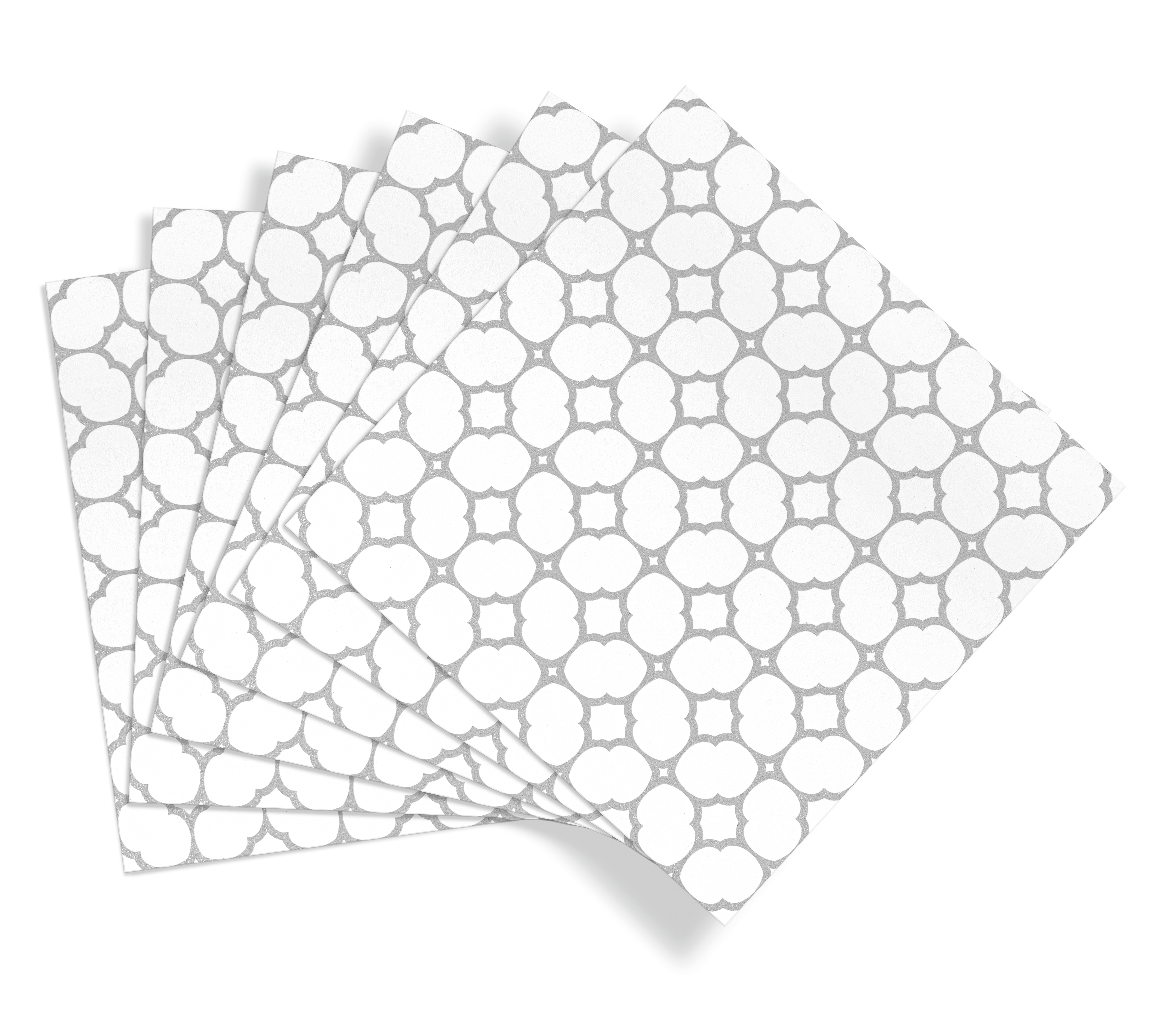 d-c-fix selbstklebende Bodenfliesen Bloomy Grid (11er Set)