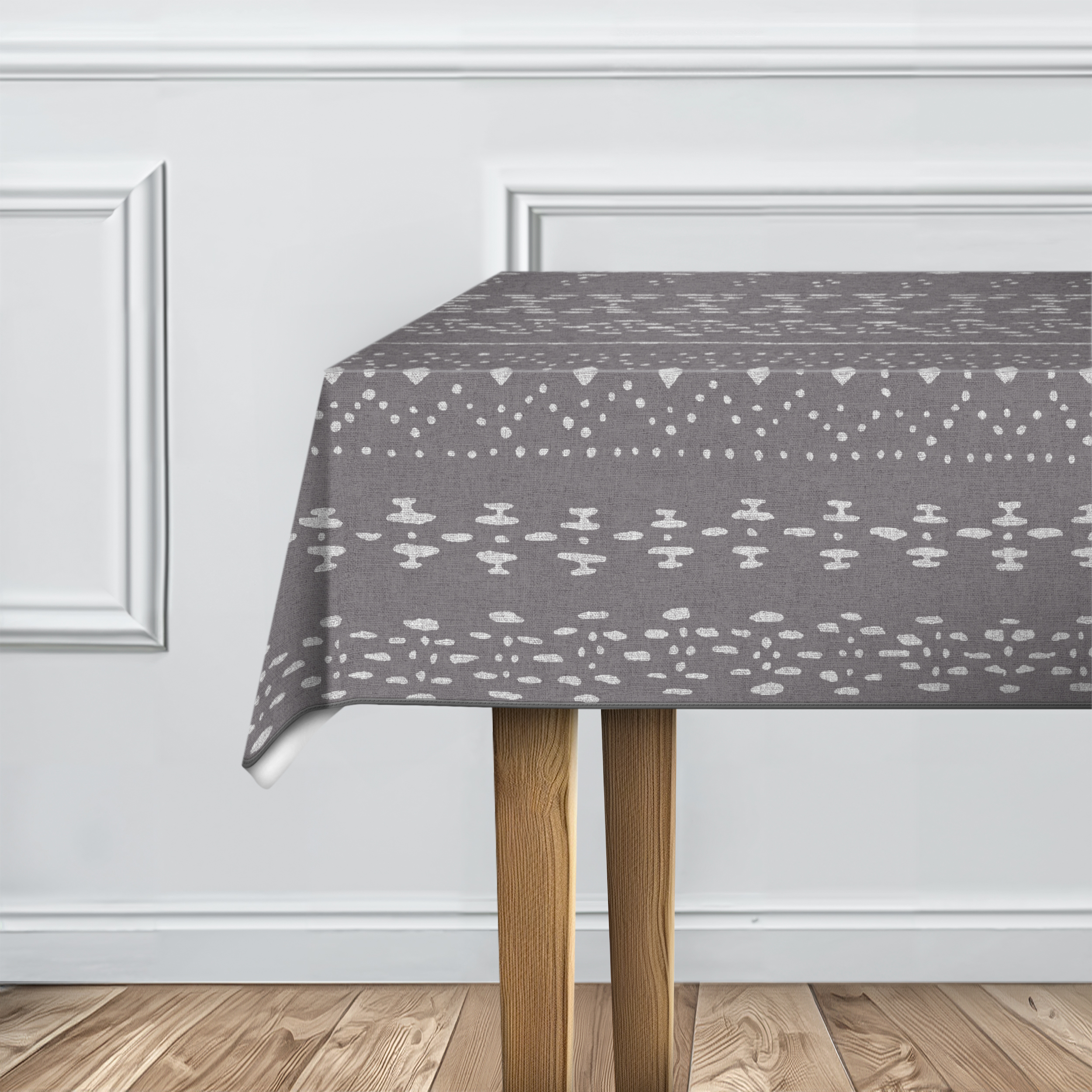 d-c-fix Tischdecke Manhattan Berberia grey - Gr. 1,10 m x 1,40 m