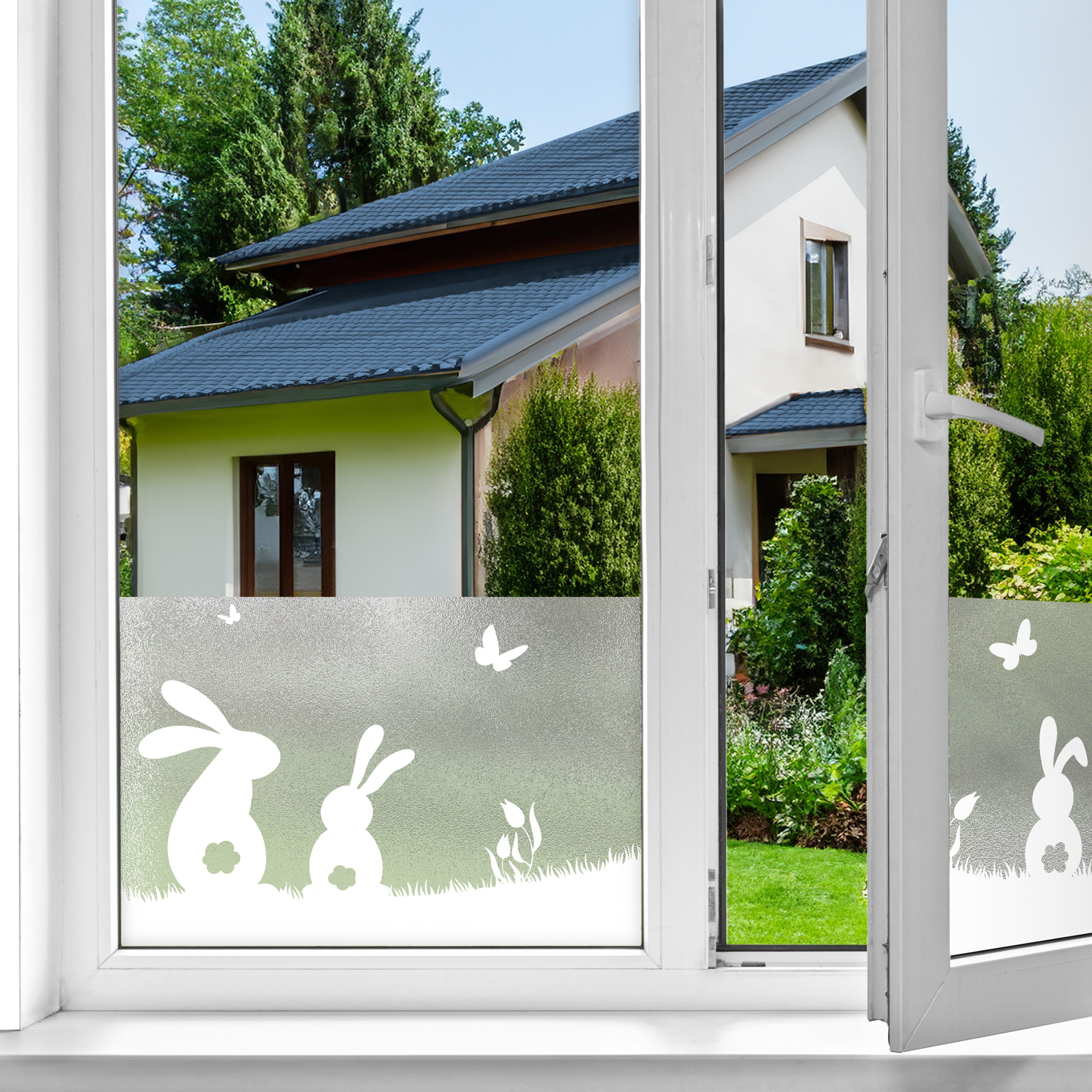 d-c-fix Fensterfolie static window border Lovely Rabbits