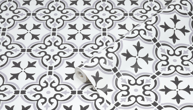 d-c-fix 3D-Wandbelag ceramics Floral Shapes - Gr. 67,5cm x 4m