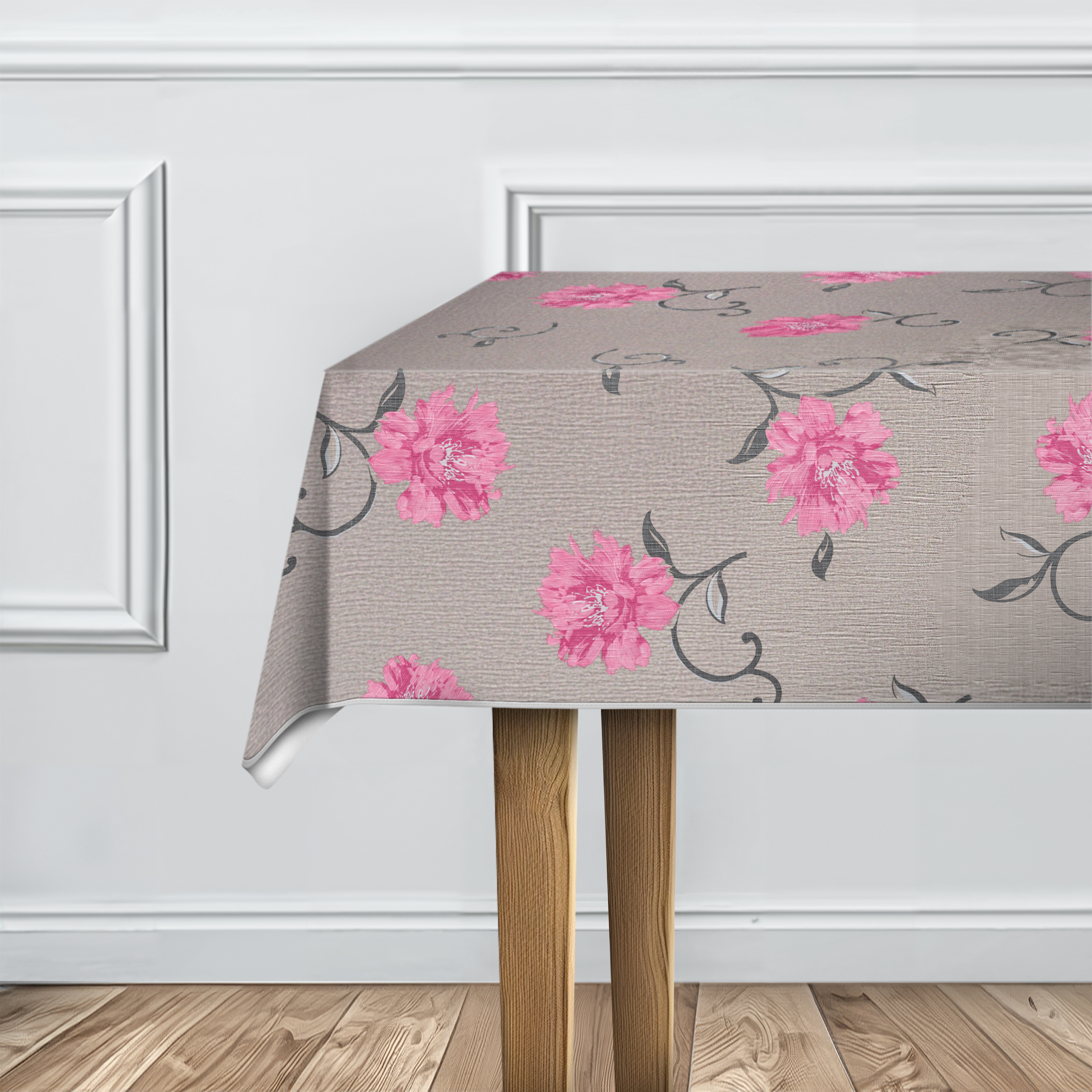 d-c-fix Tischdecke Monte Carlo Viviane greige - /Greige - Gr. 1,40 m x 1,80 m