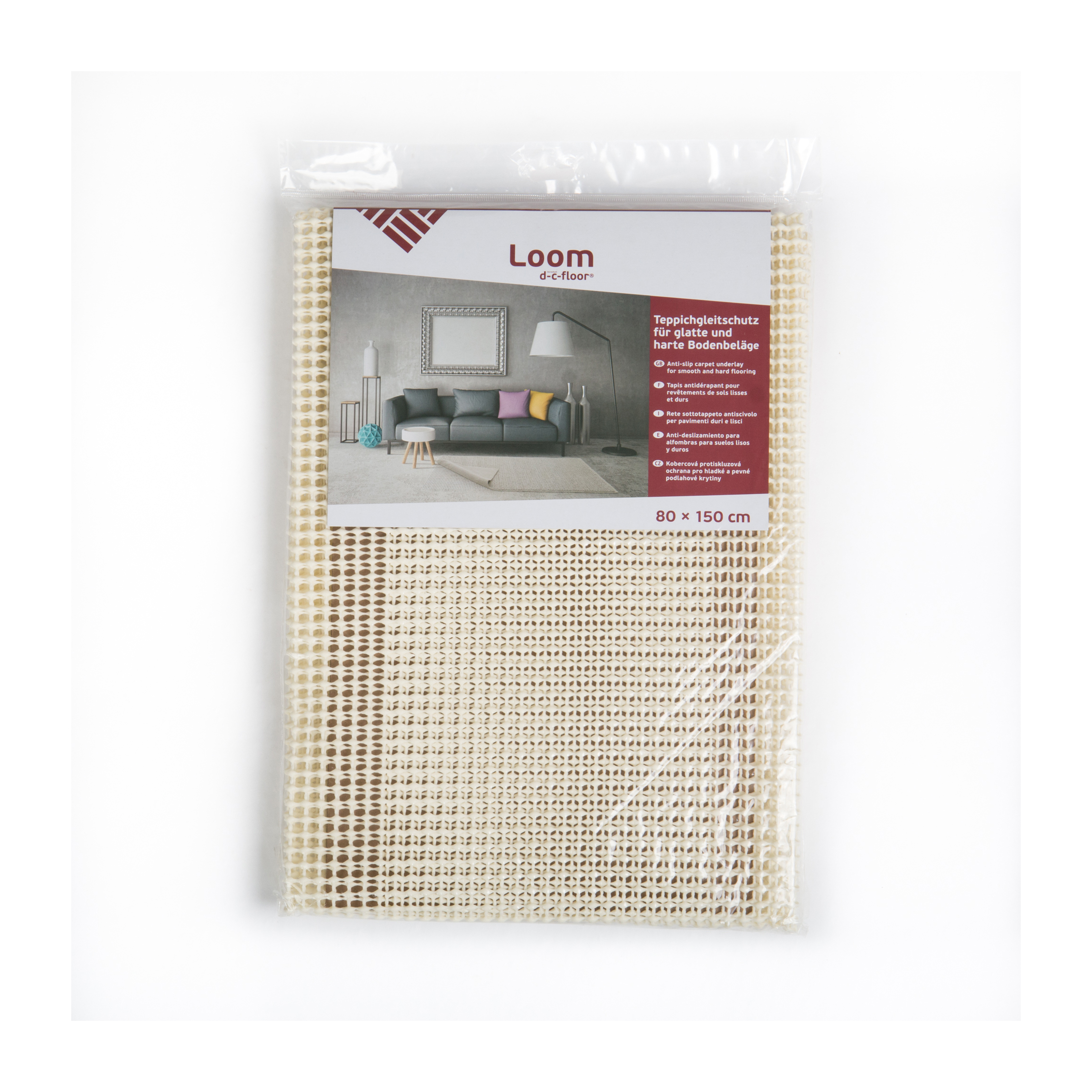 d-c-fix Teppichgleitschutz Loom - Gr. 1,20 m x 1,80 m