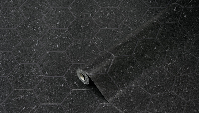 d-c-fix 3D-Wandbelag ceramics Dark Hexagon