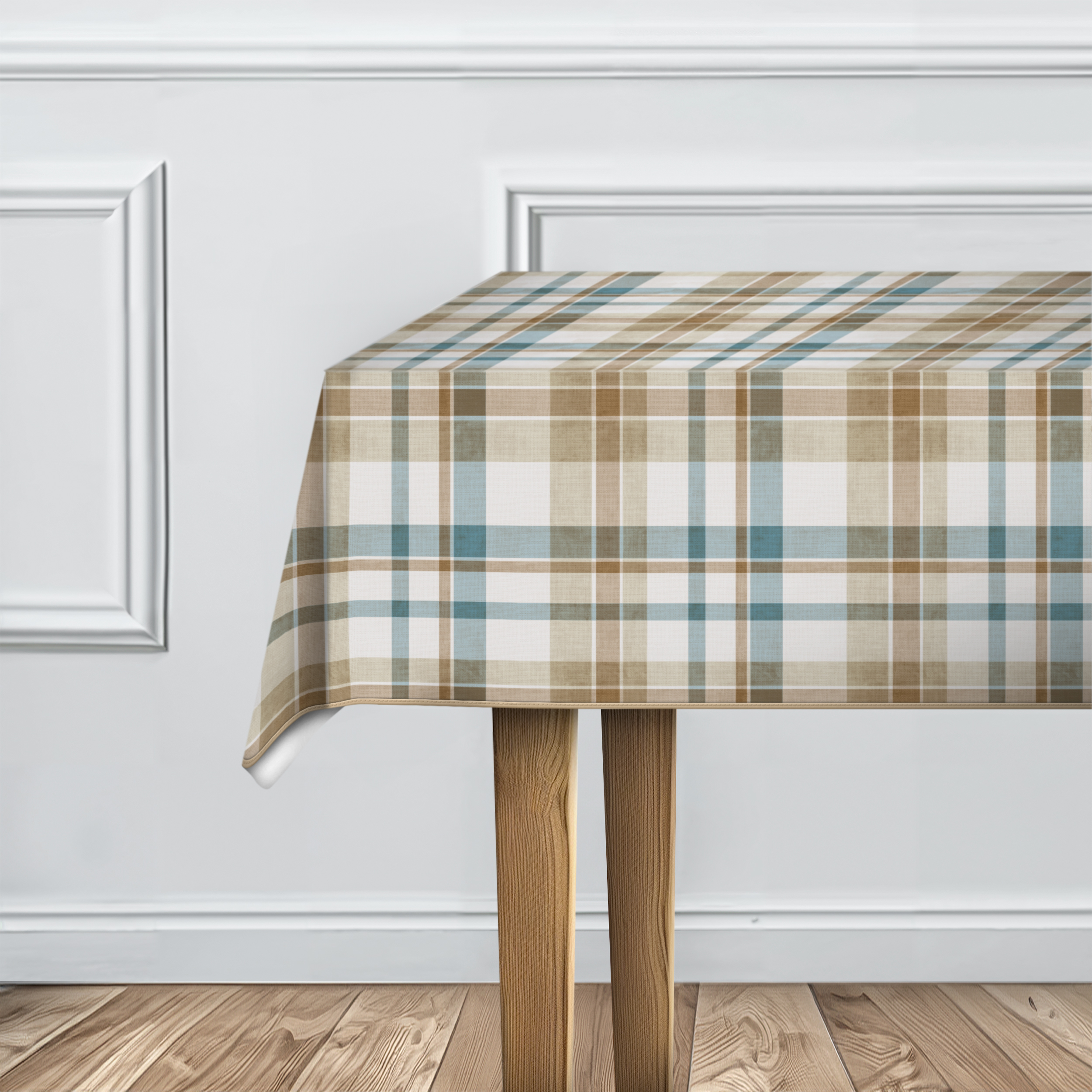 d-c-fix Tischdecke Manhattan Borneo blau - Gr. 1,50 m x 2,50 m oval