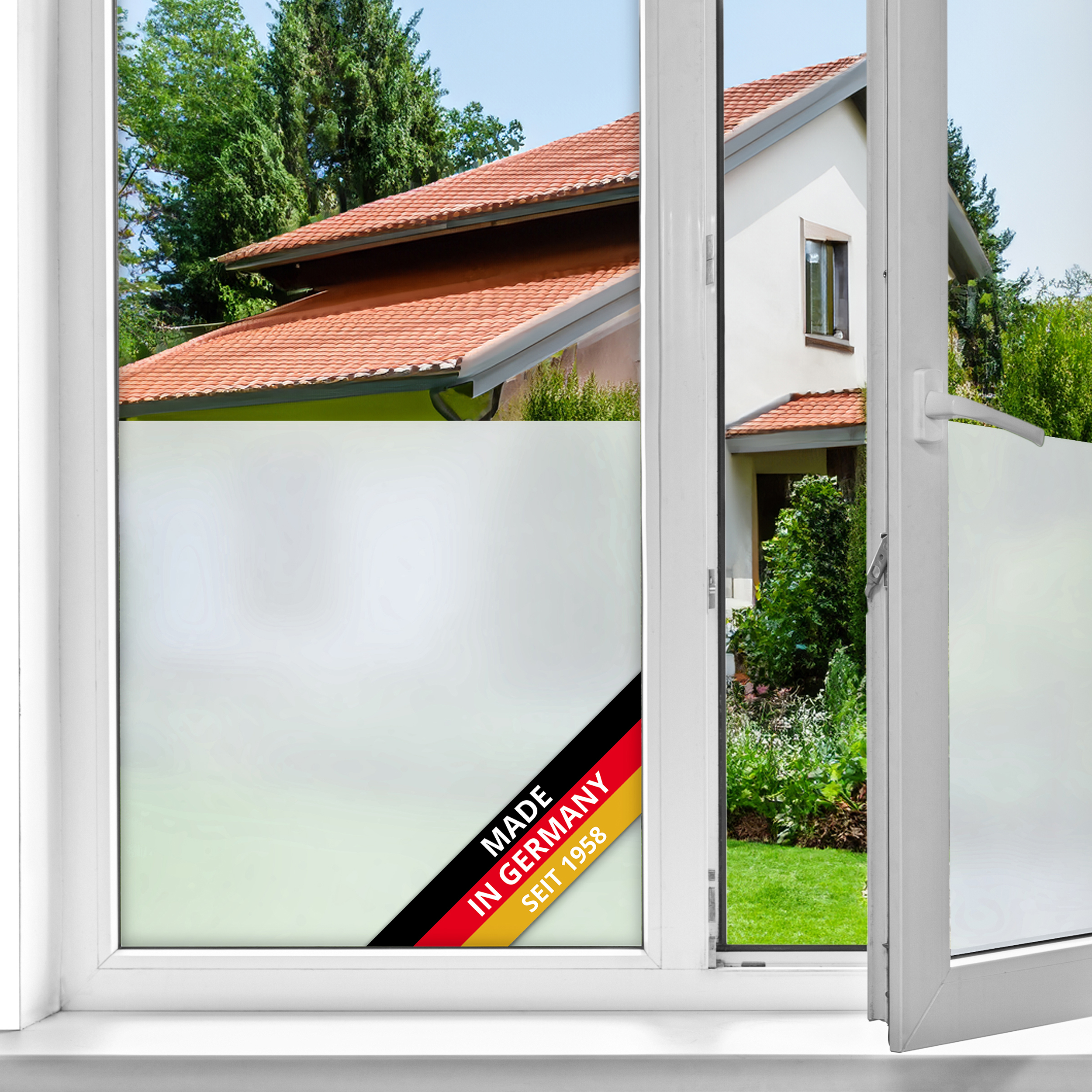 d-c-fix Fensterfolie Opal - Gr. 90 cm x 2,10 m