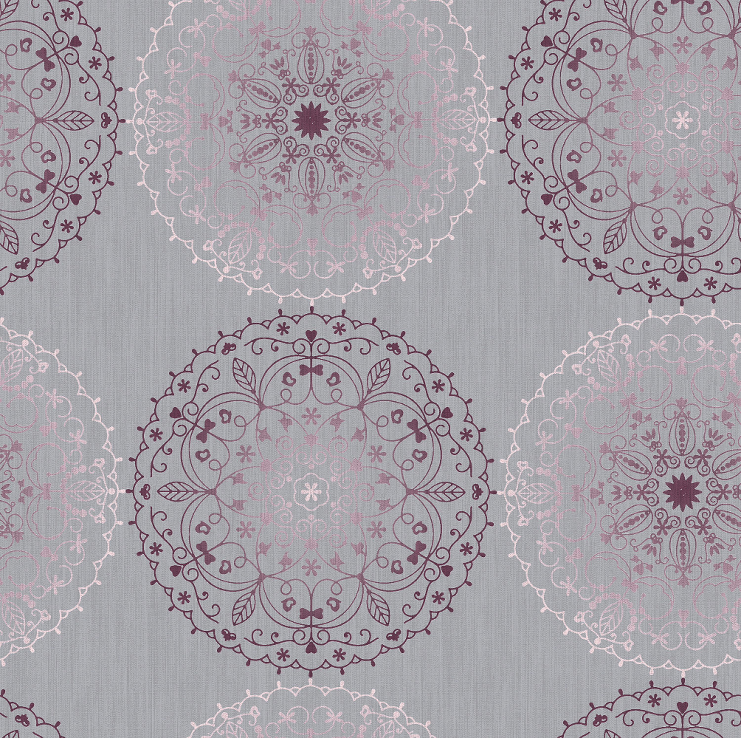 d-c-fix Tischdecke Monte Carlo Charlene grau - Gr. 1,50 m x 2,20 m