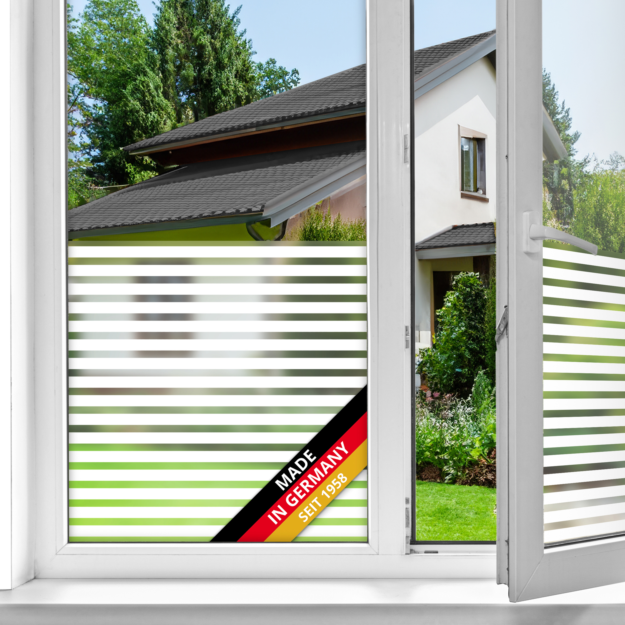 d-c-fix Fensterfolie static Linia - Gr. 45 cm x 1,50 m